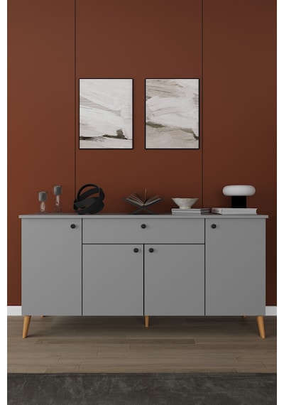 Lüks Yemek Odası Takımı 3 Parça %100 Mdf Konsol Yemek Masası Tv Ünitesi Yt01 Kül Gri Lüks Yemek Odası Takımı 3 Parça %100 Mdf Konsol Yemek Masası Tv Ünitesi Yt01 Kül Gri