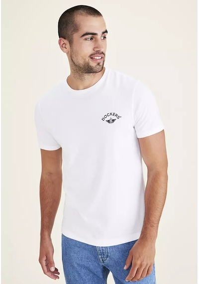 Dockers Minimalist Kısa Kol Erkek T-shirt - Yuvarlak Yaka, Günlük Çok Renkli