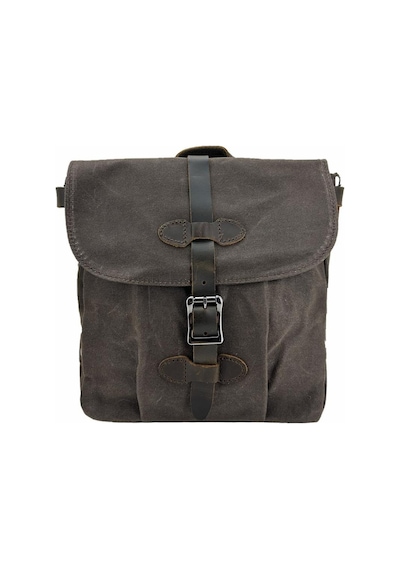 Ççs 31487 Mumlanmış Kanvas Retro Omuz Çantası Kahve Kahverengi