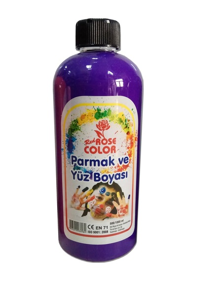 Parmak ve Yüz Boyası Mor Renk