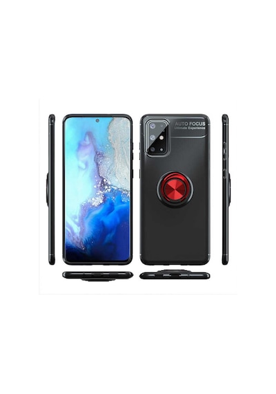 Samsung Galaxy Uyumlu A31 Kilif Yüzüklü Tam Korumali Silikon Kapak 413615700