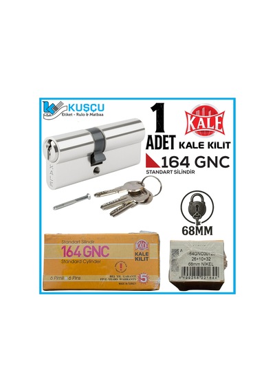 164 Gnc 68 Mm Nikel Barel Standart Silindir