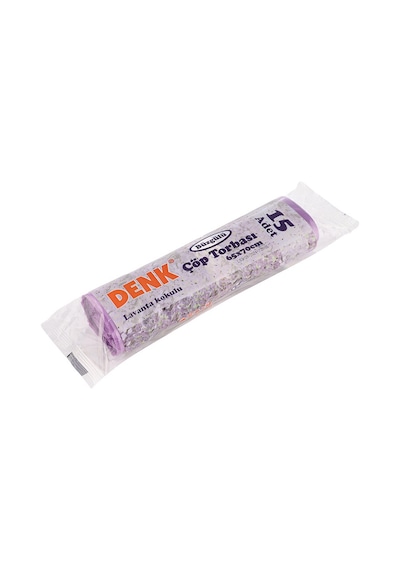 Denk Çöp Torbası Büzgülü Lavanta 15 Li