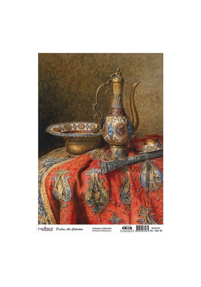 Ac 03 Antikalar Koleksiyonu Pirinç Dekopaj 30x42