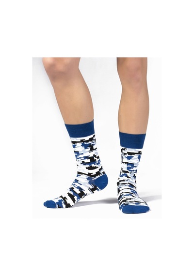 Ozzy Socks Camou Desenli Çorap Mavi