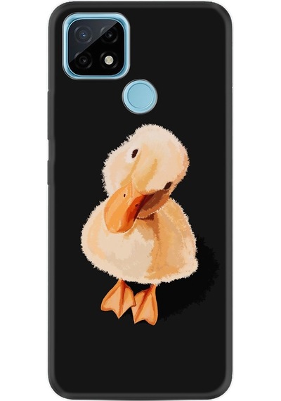 Realme C25 Kılıf Desenli Üzgün Ördek 1685