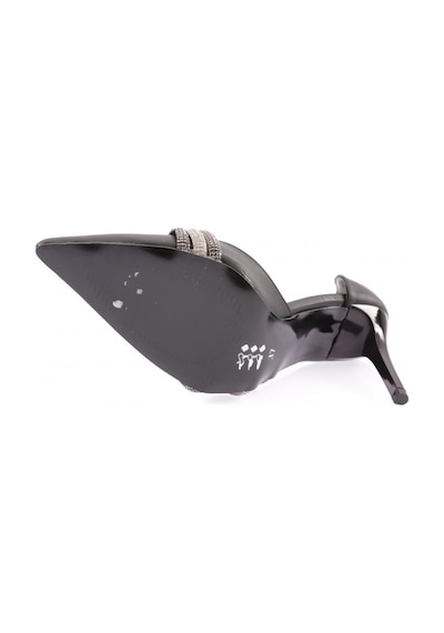 Dgn Ysf-07-23y Kadin Silver Taş Bantli Abiye Ayakkabi YSF-07-1563-R1534 Siyah