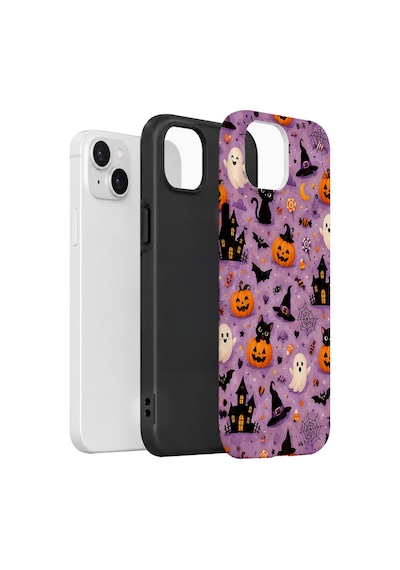 Velvoria Valestra Lavender Spooky Toss Apple iPhone Uyumlu 14 Darbe Korumalı Kılıf Valestra Select - Lavender Spooky Toss