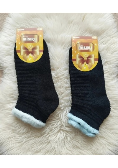 Efemicgiyimstore Bilek Kısmı Renkli Bayan Ters Havlu Kışlık Patik Çorap 12'li Paket Çok Renkli Efemicgiyimstore Bilek Kısmı Renkli Bayan Ters Havlu Kışlık Patik Çorap 12'li Paket Çok Renkli
