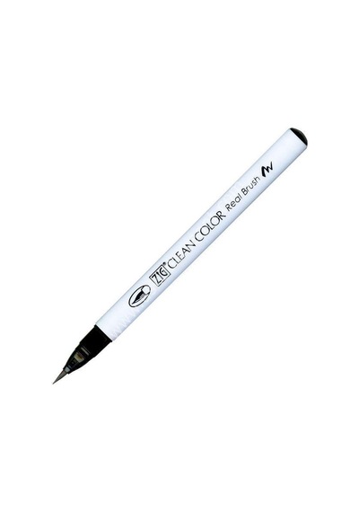 Zig Clean Color Real Brush Fırça Uçlu Marker Kalem 096 Mid   Gray