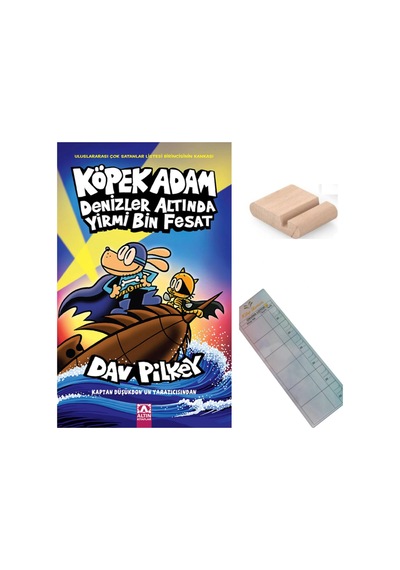 Köpek Adam 11 - Denizler Altında Yirmibin Fesat 8-12 Yaş Hikaye / + Tablet Tutucu+ Takip Ayracı