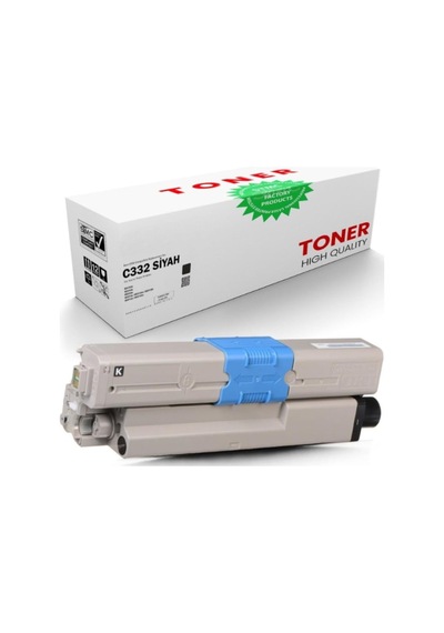 Lexroo Oki Uyumlu C332 / Mc363 Muadil Toner Siyah