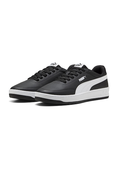 Puma Court Classic Clean 402223-14 Sneaker Unisex Spor Ayakkabı SİYAH-BEYAZ