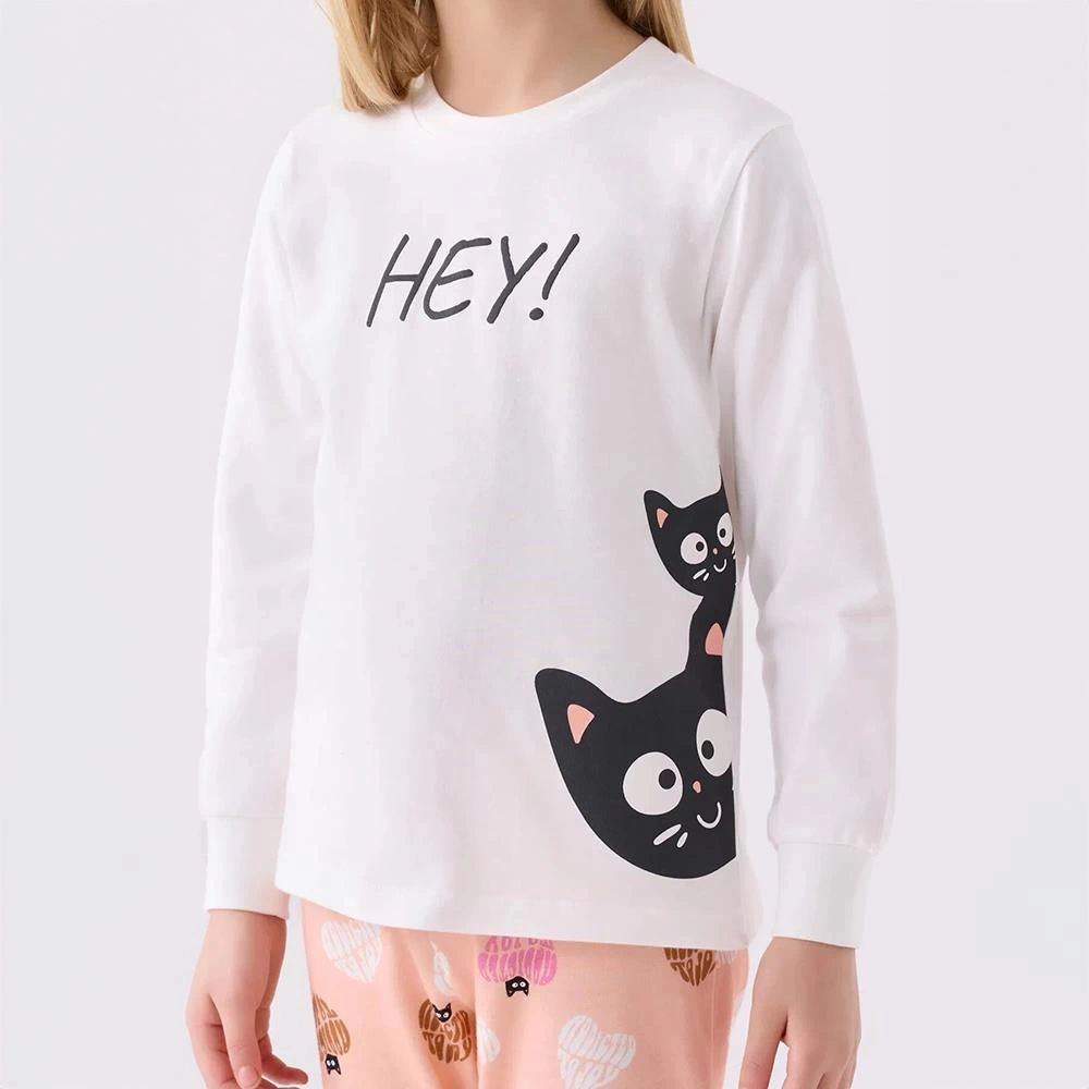 Rolypoly Rp3466c Kız Çocuk Kışlık Pijama Takım KREM