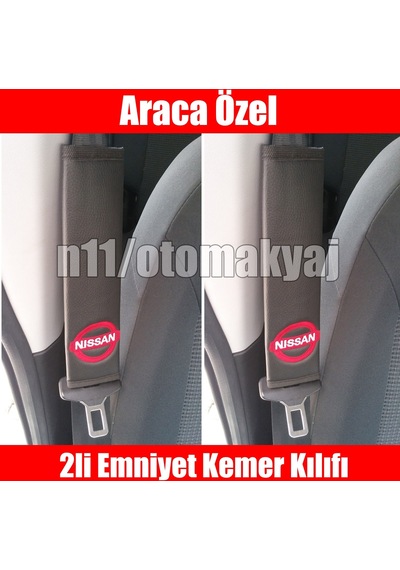 Nissan Qashqai Oto Koltuk Deri Emniyet Kemer Aksesuar Kılıfı