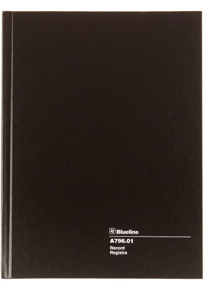 Kitap, Siyah, 26 X 19,5 Cm, 200 Sayfa A796.01 Açık Gri
