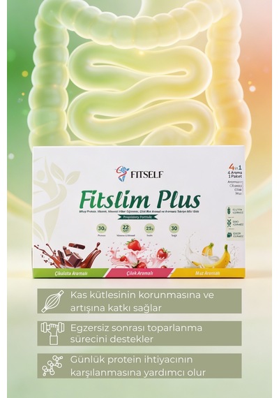 Fitslim Protein Tozu Deneme Seti 3 Aroma 1 Aromasız + Shaker