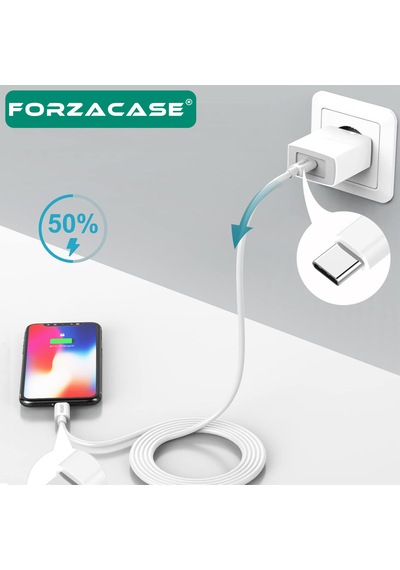 Forzacase Usb-c Type-c To Lightning Kablosu Pd Şarj Kablosu 3 Metre - Fc1173 1 Adet