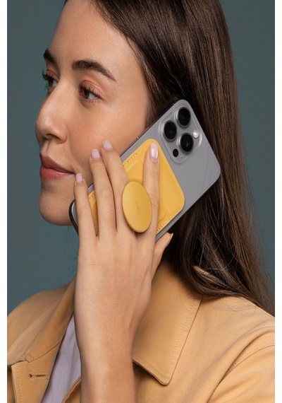 Telefon Modelleri Ile Uyumlu Kartlık Flixa Serisi Manyetik Stand Olma Popsocket Özelliği Grey