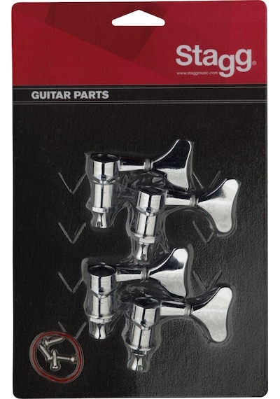 Stagg Bas Gitar İçin Üst Kalite 4x1 Burgu Takımı Kg443cr