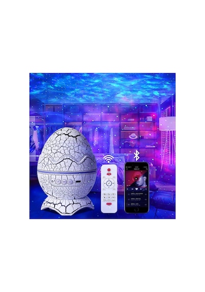Led Yıldızlı Gökyüzü Projektörü Gece Lambası Çocuk Galaxy Star Lambası Projektörü Bluetooth Hoparlör