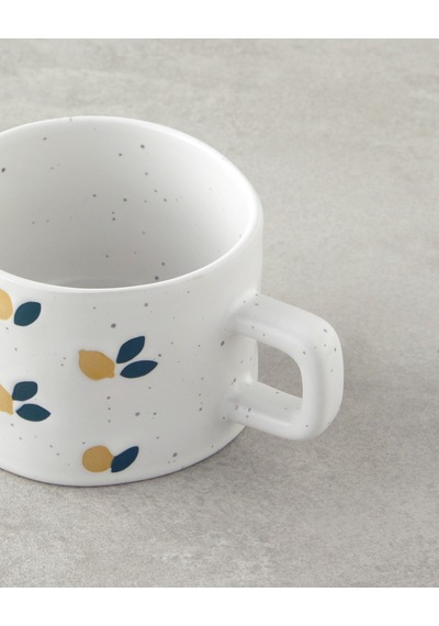 English Home Lemon Garden Stoneware Kupa 280 Ml Sarı