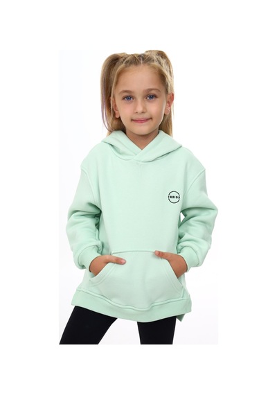 Toontoy Kız Çocuk Nakışlı Sweatshirt Açık Mint Yeşili Mint