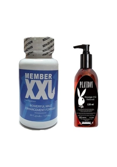 Member Erkeklere Özel 60lı + Playboy 120 Ml Masaj Yağı