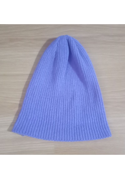Unısex Kışlık Pamuklu Bere,şapka Eflatun 28x24cm Çok Renkli