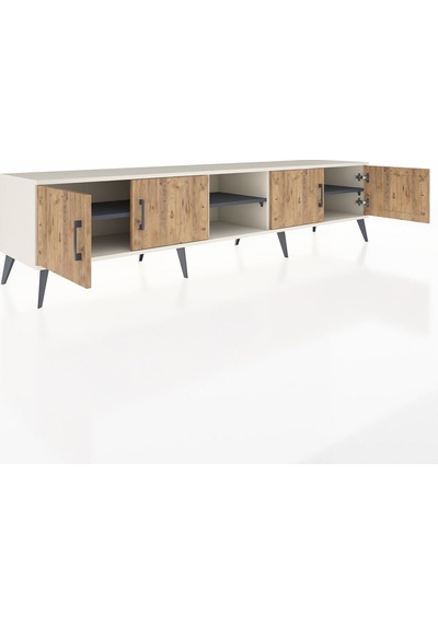 Hyperion Tv Ünitesi 3 Raflı 4 Kapaklı 220x44x51 Aytaşı-çam/antrasit Atlas Çam/antrasıt - Aytası Hyperion Tv Ünitesi 3 Raflı 4 Kapaklı 220x44x51 Aytaşı-çam/antrasit Atlas Çam/antrasıt - Aytası
