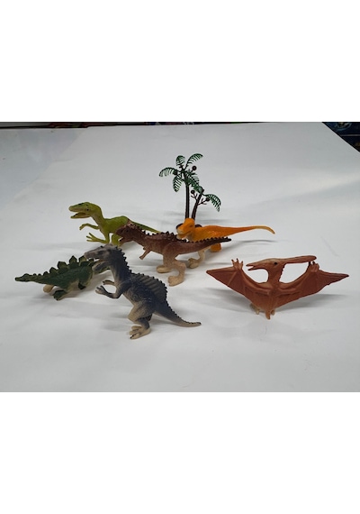 Plastik Oyuncak Dinozor Seti Dinozorlar 7 Parça Dinazor Hayvan Figürü
