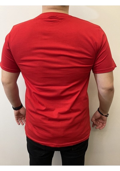 Noıssey Mavi Etiket T-shirt La Casa De Papel Maske 000002-tsy Kırmızı