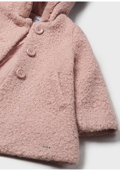 Andywawa Mayoral Kız Bebek Kürklü Mont Pembe 2478 Pembe