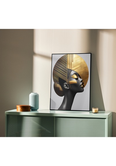 Çerçevesiz Poster, Dijital Baskı Soyut Kadın Temalı Poster, Minimal, Ev, Ofis, Dekorasyon