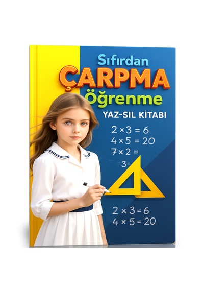 Sıfırdan Çarpma Öğrenme Yaz-sil Kitabı Birinci Ve İkinci Sınıfla