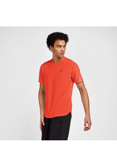 Lescon Erkek Koşu Kısa Kol T-shirt 25b-1012 25btek001012 Açık Kırmız Kırmızı