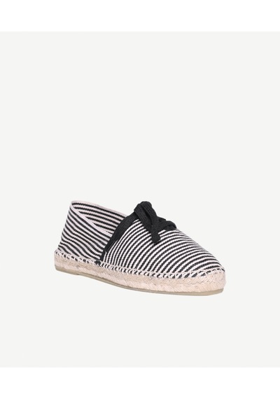 Yargıcı Yumuşak Kanvas Fiyonklu Espadril 26ykay4035x 001 Siyah