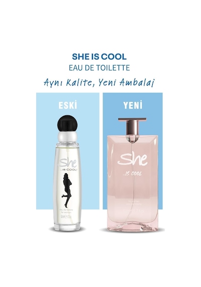 She Cool Kadın Parfümü Edt 50 Ml Meyve