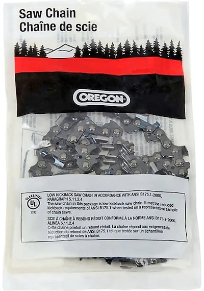 Oregon Kesik Zincir 34 Diş 3/8 Köşe Poşetli - 130395