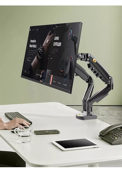 North Bayou Nb F160 Dual Monitor Holder Arm Desktop Mount 221793139
