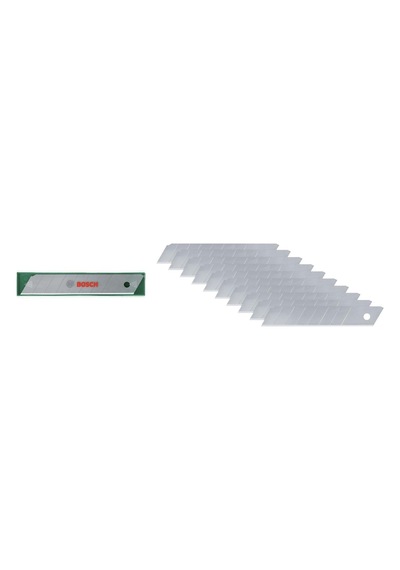 Ayrex Bosch Kırma Bıçağı 18 Mm, 10 Adet Maket Bıçağı/maket Bıçağı İçin Yedek Bıçaklar Yüksek Kaliteli Genel