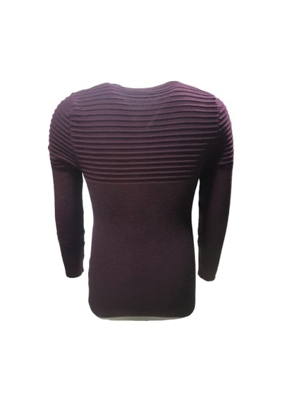 Ce-ce 3005 Erkek Basic Sıfır Yakatriko Kazak - Bordo Bordo