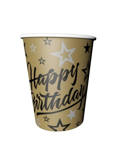 Happy Birthday Yıldızlı Bardak