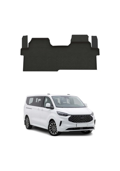 Ford Tourneo Custom 2 2024-2026 Uyumlu 4d Ön Havuzlu Paspas Kauçuk Siyah 1 Parça