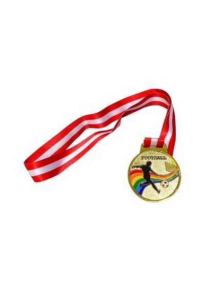 Avessa Mad-fut-1 Futbol Figürlü Madalya 6.5 Cm Çok Renkli