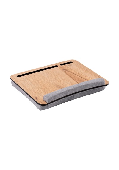 Ls014 Minderli Laptop Sehpası Meşe Gri