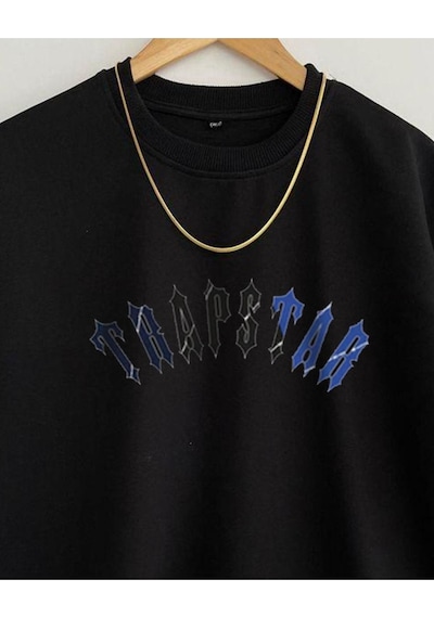 Altamira Unisex Trapstar Baskılı Oversize Bisiklet Yaka Kısa Kollu Pamuklu T-shirt 001