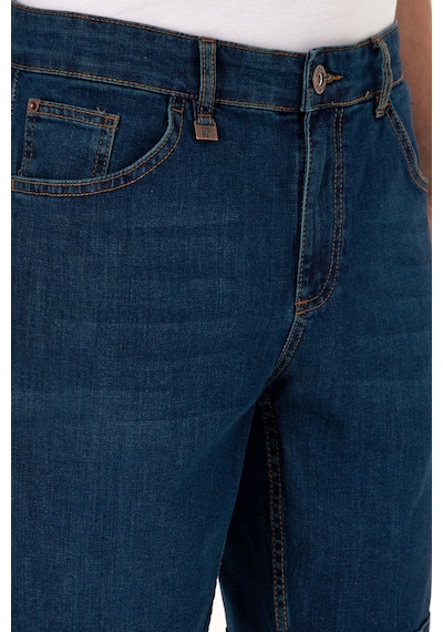U.S. Polo Assn. Erkek Mavi Jean Şort 50306058-DN0030