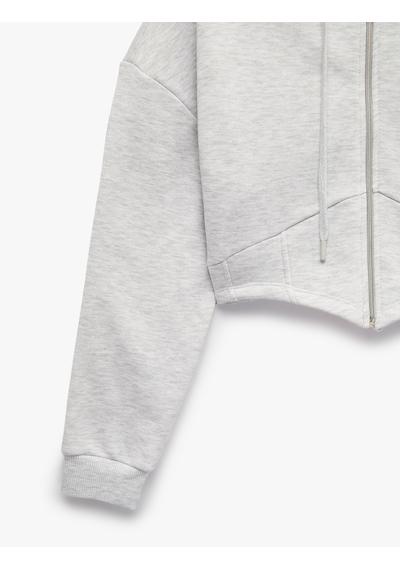 Koton Şardonlu Uzun Kollu Kapüşonlu Korse Detaylı Fermuarlı Crop Sweatshirt Kar Melanj 7wal10059ık Gri Melanj Koton Şardonlu Uzun Kollu Kapüşonlu Korse Detaylı Fermuarlı Crop Sweatshirt Kar Melanj 7wal10059ık Gri Melanj