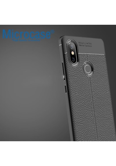 Microcase Xiaomi Mi 8 Leather Tpu Silikon Kilif + Tempered Cam 272912456 - Seçenek / Cam Koruma-Cam Istemiyorum